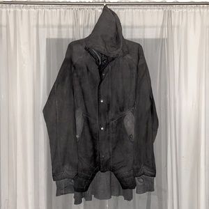 Hamcus PRMTVSM Volcanic Gray Dyed Hooded Parka Men’s Size XL Rare Find NWT​​​​​